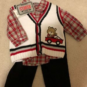Christmas baby boys outfit